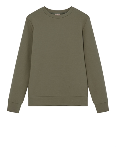 Mos Mosh Gallery - MMGAbel Crew Neck Sweatshirt - Dk Army Green